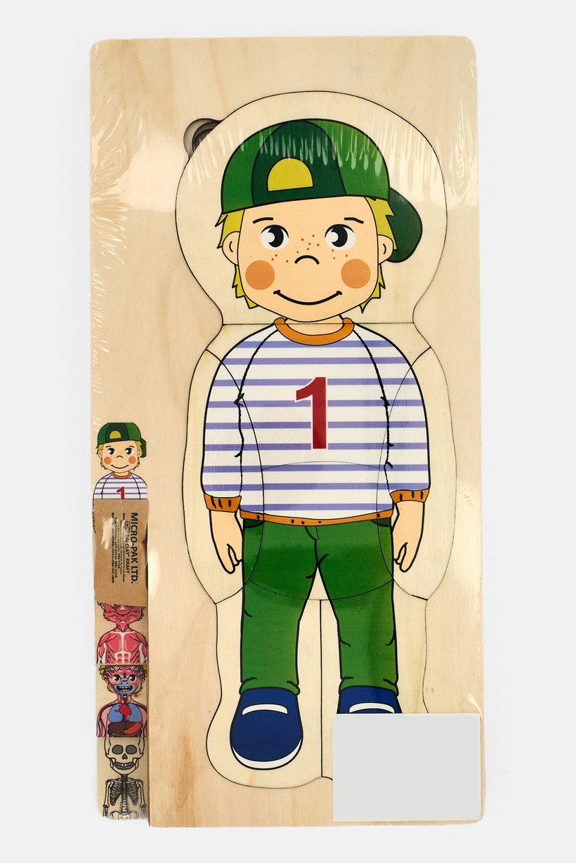 Boy Wooden Learning Puzzle, Assorted